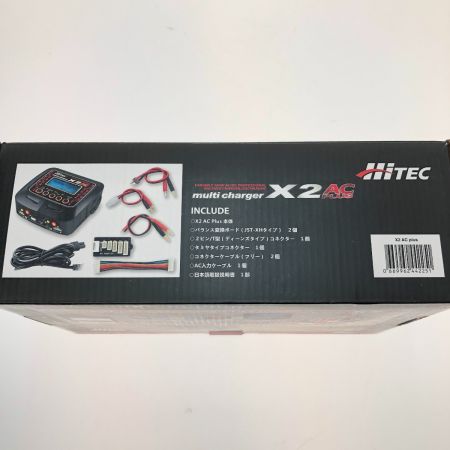  Hitec マルチチャージャー X2 AC プラス 多機能充・放電器 X2ACPLUS