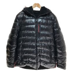 □□ MONCLER モンクレール リバーシブルダウンジャケット　Lサイズ F20921B52670 ブラック Aランク