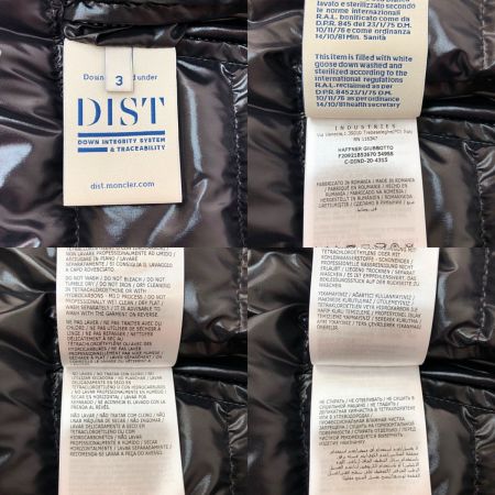  MONCLER モンクレール リバーシブルダウンジャケット　Lサイズ F20921B52670 ブラック