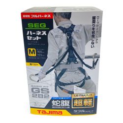 □□ TAJIMA タジマ ハーネスGS 蛇腹ダブルL8セット 黒M A1GSMJR-WL8BK Sランク