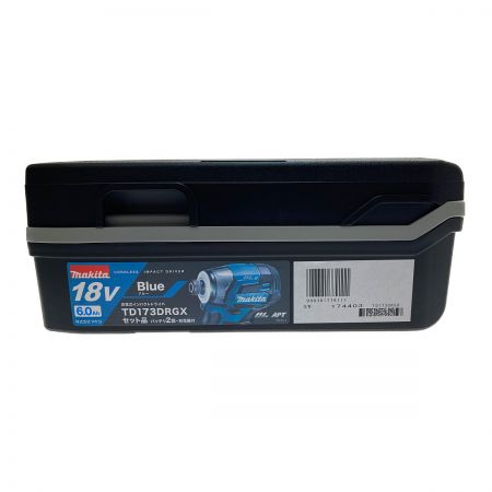  MAKITA マキタ 充電式インパクトドライバ TD173DRGX ブルー