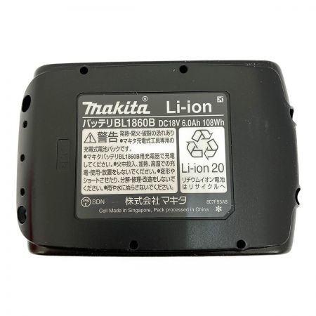  MAKITA マキタ バッテリー　6.0Ah　18V BL1860B