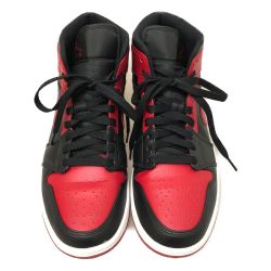 □□ NIKE ナイキ スニーカー 26.5cm 554724-074 ブラック×レッド Aランク