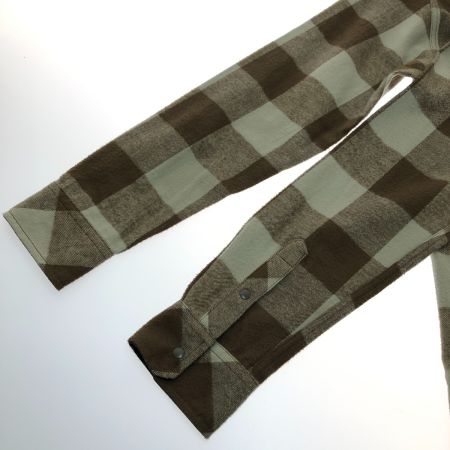  KAVU 長袖チェックシャツ Mサイズ 19810964177005 ベージュ