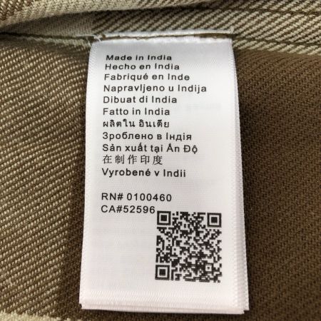  KAVU 長袖チェックシャツ Mサイズ 19810964177005 ベージュ