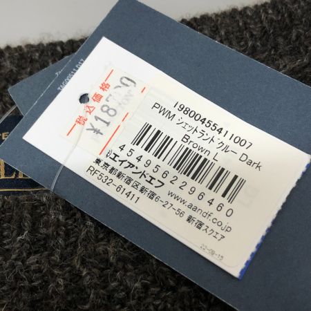  PENDLETON ペンドルトン シェットランドクループルオーバーセーター Lサイズ RN29685 ブラウン