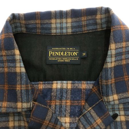  PENDLETON ペンドルトン PWMボードシャツ Mサイズ 19800503092005 ブルー