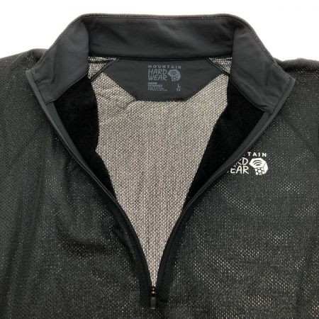  MOUNTAIN HARD WEAR マウンテン ハード ウェア エアメッシュハーフジップ Ｌサイズ OM2466-004 ブラック