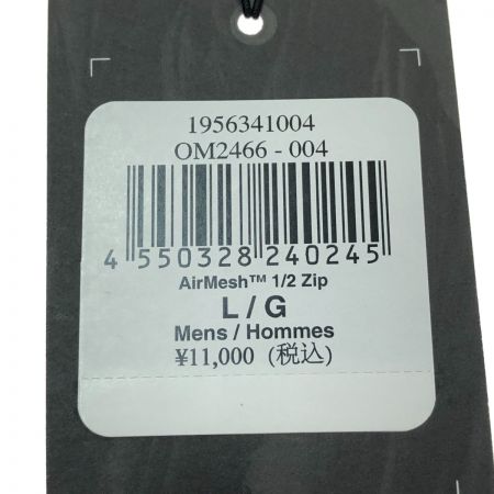  MOUNTAIN HARD WEAR マウンテン ハード ウェア エアメッシュハーフジップ Ｌサイズ OM2466-004 ブラック