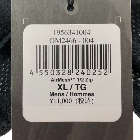  MOUNTAIN HARD WEAR マウンテン ハード ウェア エアメッシュハーフジップ XLサイズ OM2466-004 ブラック