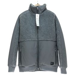 □□ HELLY HANSEN ヘリーハンセン ファイバーパイルサーモライアジャケット XLサイズ HOE52290 ミックスチャコールグレー Aランク