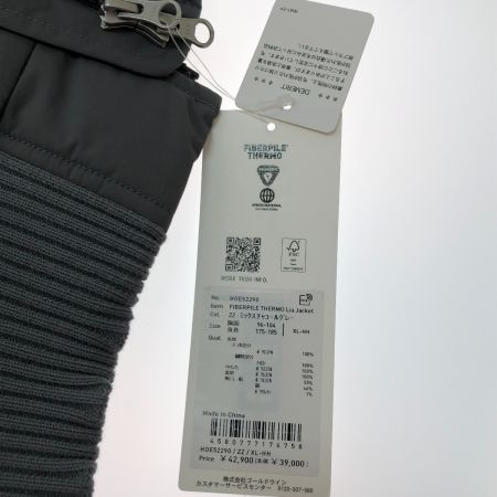  HELLY HANSEN ヘリーハンセン ファイバーパイルサーモライアジャケット XLサイズ HOE52290 ミックスチャコールグレー