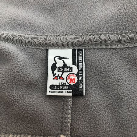  CHUMS チャムス ボンディングフリース ジャケット Mサイズ CH14-1277 ライトグレー