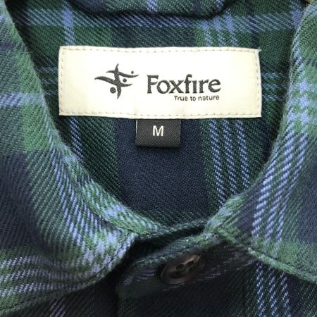  Foxfire フォックスファイヤー TSジッパーシャツ Mサイズ 5112207 インクブルー