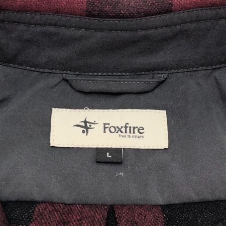  Foxfire フォックスファイヤー ネルシャツ Lサイズ バーガンディー