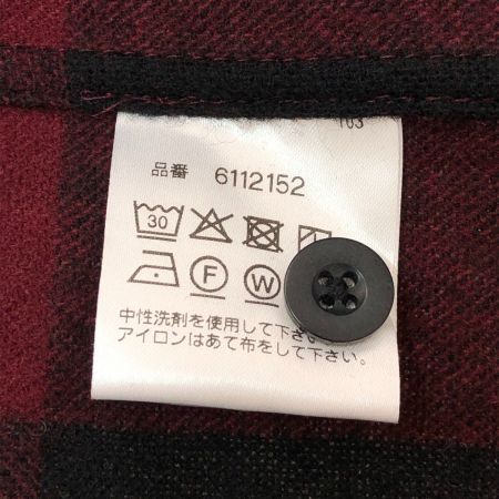  Foxfire フォックスファイヤー ネルシャツ Lサイズ バーガンディー