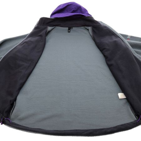  Karrimor カリマー ボア フリース ジップアップ Mサイズ 101453 グレー×パープル