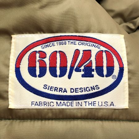  SIERRA DESIGNS シエラデザイン ダウンベスト Lサイズ 7981 グリーン