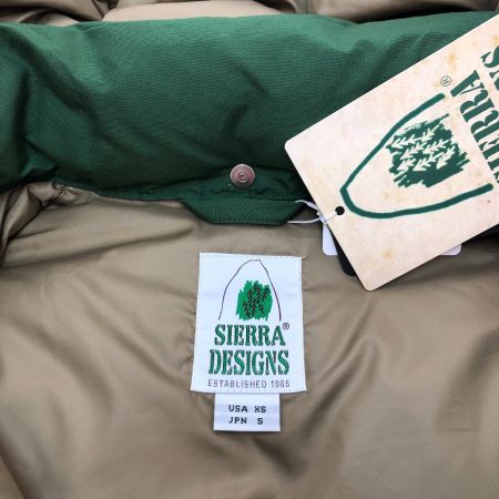  SIERRA DESIGNS シエラデザイン ダウンジャケット Sサイズ 7951 グリーン