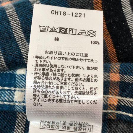  CHUMS チャムス ネルワンピース Mサイズ CH18-1221 ブラック×ブルー