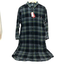 □□ CHUMS チャムス ネルワンピース Ｌサイズ CH18-1221 グレー Sランク