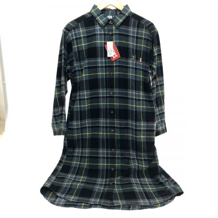  CHUMS チャムス ネルワンピース Ｌサイズ CH18-1221 グレー