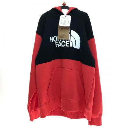  THE NORTH FACE ザノースフェイス スウェット裏起毛ロゴフーディー 150cm NTJ62264 ホライズンレッド