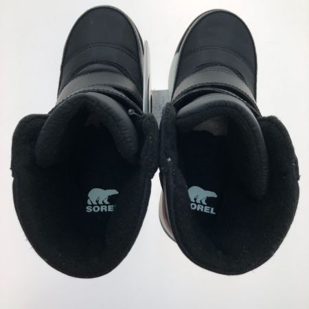  SOREL ソレル スノーブーツ チルドレン ウィットニー II ストラップ 17cm NC3919-010 ブラック