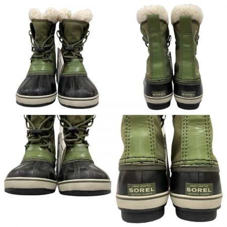  SOREL ソレル  YOOT PAC NYLON WP ユート パックナイロン ウォータープルーフ キッズ ウィンターブーツ 19cm NY1962-371 カーキ
