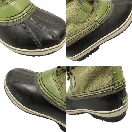  SOREL ソレル  YOOT PAC NYLON WP ユート パックナイロン ウォータープルーフ キッズ ウィンターブーツ 19cm NY1962-371 カーキ
