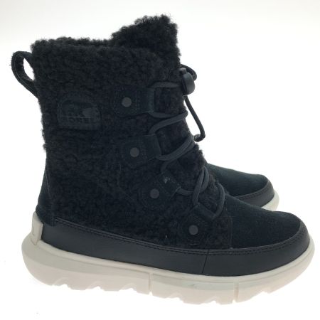 SOREL ソレル ユース エクスプローラー コージー ブーツ 19cm NY4894-010 ブラック