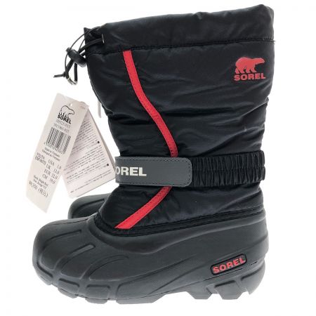  SOREL ソレル スノーブーツ ユースフルーリー 19cm NY1965-015 ブラック
