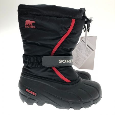  SOREL ソレル スノーブーツ ユースフルーリー 19cm NY1965-015 ブラック