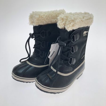  SOREL ソレル スノーブーツ ユートパックナイロンウォータープルーフ 19cm NY1962-010 ブラック