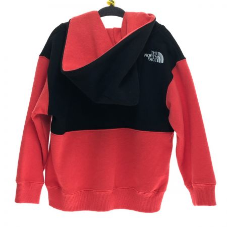  THE NORTH FACE ザノースフェイス スウェット裏起毛ロゴフーディー 100cm NTJ62127 ホライズンレッド