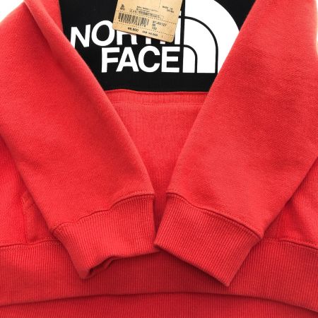  THE NORTH FACE ザノースフェイス スウェット裏起毛ロゴフーディー 100cm NTJ62127 ホライズンレッド