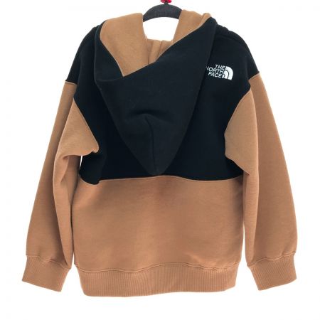  THE NORTH FACE ザノースフェイス スウェット裏起毛ロゴフーディー 110cm NTJ62264 ブラウン×ブラック