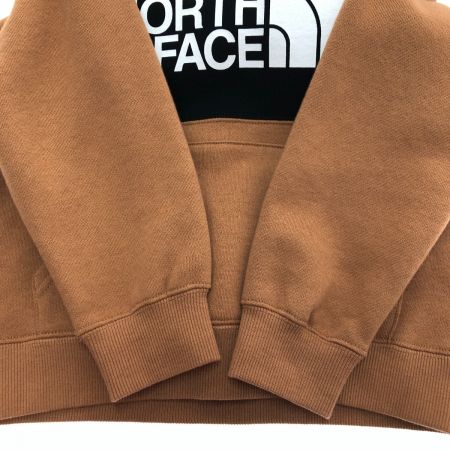  THE NORTH FACE ザノースフェイス スウェット裏起毛ロゴフーディー 110cm NTJ62264 ブラウン×ブラック