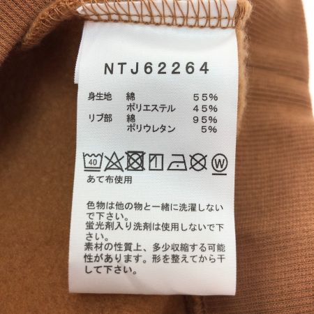  THE NORTH FACE ザノースフェイス スウェット裏起毛ロゴフーディー 110cm NTJ62264 ブラウン×ブラック