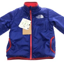 □□ THE NORTH FACE ザノースフェイス リバーシブルコージージャケット　100サイズ NYJ82244 ラピスブルー Sランク