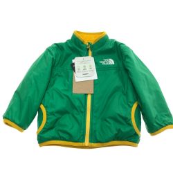 □□ THE NORTH FACE ザノースフェイス ベビーリバーシブルコージージャケット 80cm NYB82244 プライマリーグリーン Sランク