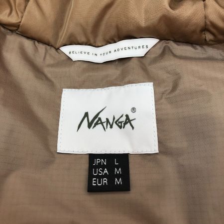  NANGA ナンガ ダウンジャケット AURORA DOWN HALF COAT Ｌサイズ N1AXCYG3 コヨーテ