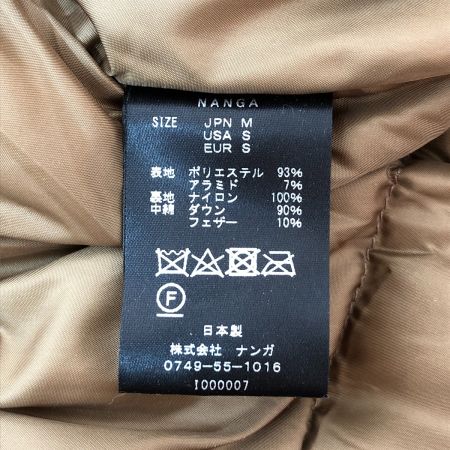  NANGA ナンガ タキビダウンジャケット N1TJCYF2 コヨーテ Ｍサイズ