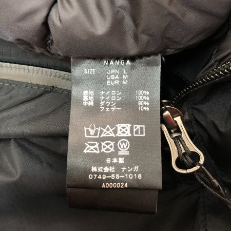  NANGA ナンガ オーロラダウンビブ  オーバーオール Lサイズ ND2241-11004 ブラック