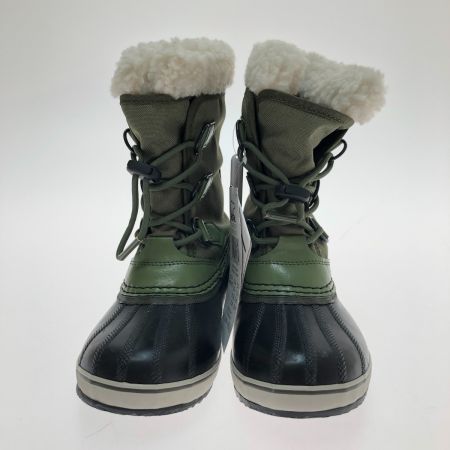  SOREL ソレル スノーブーツ ユートパックナイロンウォータープルーフ 20cm NY1962-371 カーキ