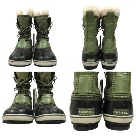 SOREL ソレル ユート パックナイロン ウォータープルーフ キッズ ウィンターブーツ 21cm NY1962-371 カーキ