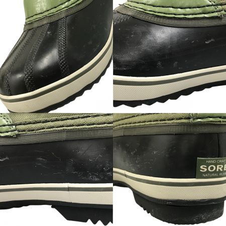  SOREL ソレル ユート パックナイロン ウォータープルーフ キッズ ウィンターブーツ 21cm NY1962-371 カーキ