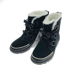 □□ SOREL ソレル TIVOLI 4 ティボリ スノーブーツ 23cm NL3425-010 ブラック Sランク