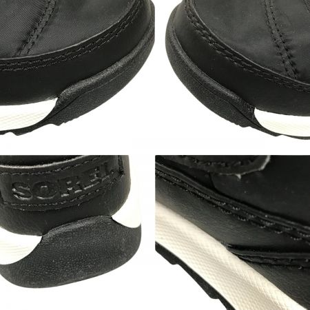  SOREL ソレル  キッズ スノーブーツ 15cm チルドレン ウィットニー II ストラップ NC3919-010 ブラック/シーソルト