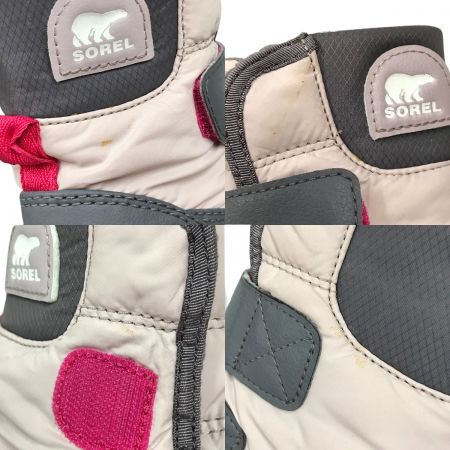  SOREL ソレル キッズ スノーブーツ 16cm チルドレン ウィットニー II ストラップ WP NC3919-608 ヴェイパー/パルス